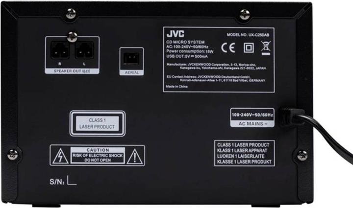 Produktbild JVC UX-C25DAB (Bluetooth, 2x 7 W)