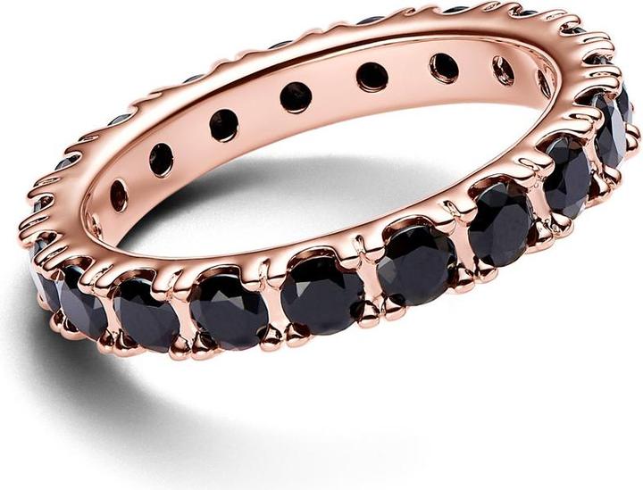 Immagine prodotto Pandora Anello Nero Scintillante Fila Eternità (54)
