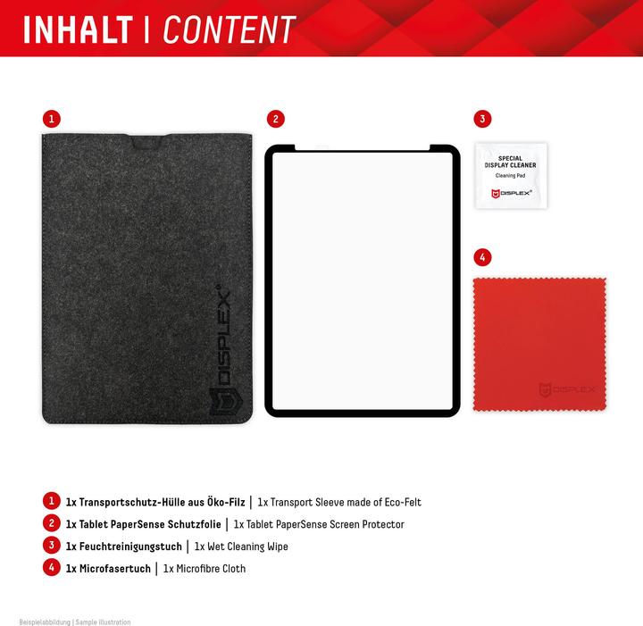 Produktbild Displex Tablet Papersense, iPad Paper Feeling Schutzfolie (1 Stück, iPad Pro 11 2020 (2. Gen), iPad Pro 11 2022 (4. Gen), iPad Pro 11 2018 (1. Gen), iPad Pro 11 2021 (3. Gen), iPad Air 2020 (4. Gen), iPad Air 2022 (5. Gen))