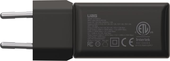 Produktbild UAG Urban Armor Gear SRGE GaN Wand-Ladegerät (100 W, 3 Ports)