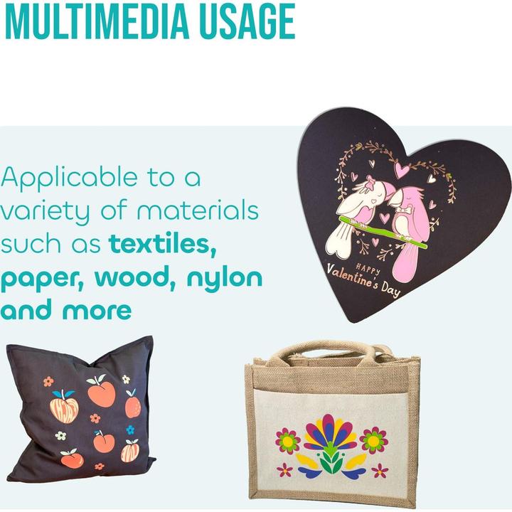 Produktbild Poli-tape Aufbügelfolie Frühling A4, mehrfarbig, 5 Stück (140 g/m², 1x)