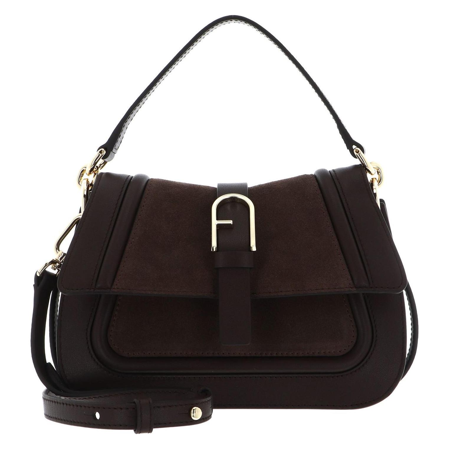 Furla, Damen, Handtasche, Flow Mini Top Handle, Braun