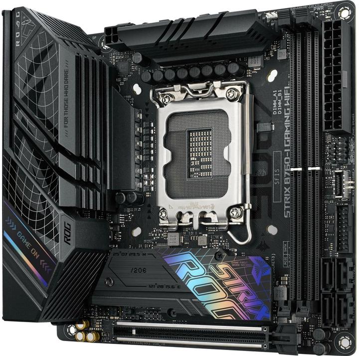 Productafbeelding ASUS ROG STRIX B760-I GAMING WIFI (LGA 1700, Intel B760, Mini-ITX)