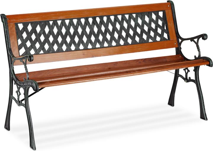 Actual product image Relaxdays Garden bench, 2 Seater