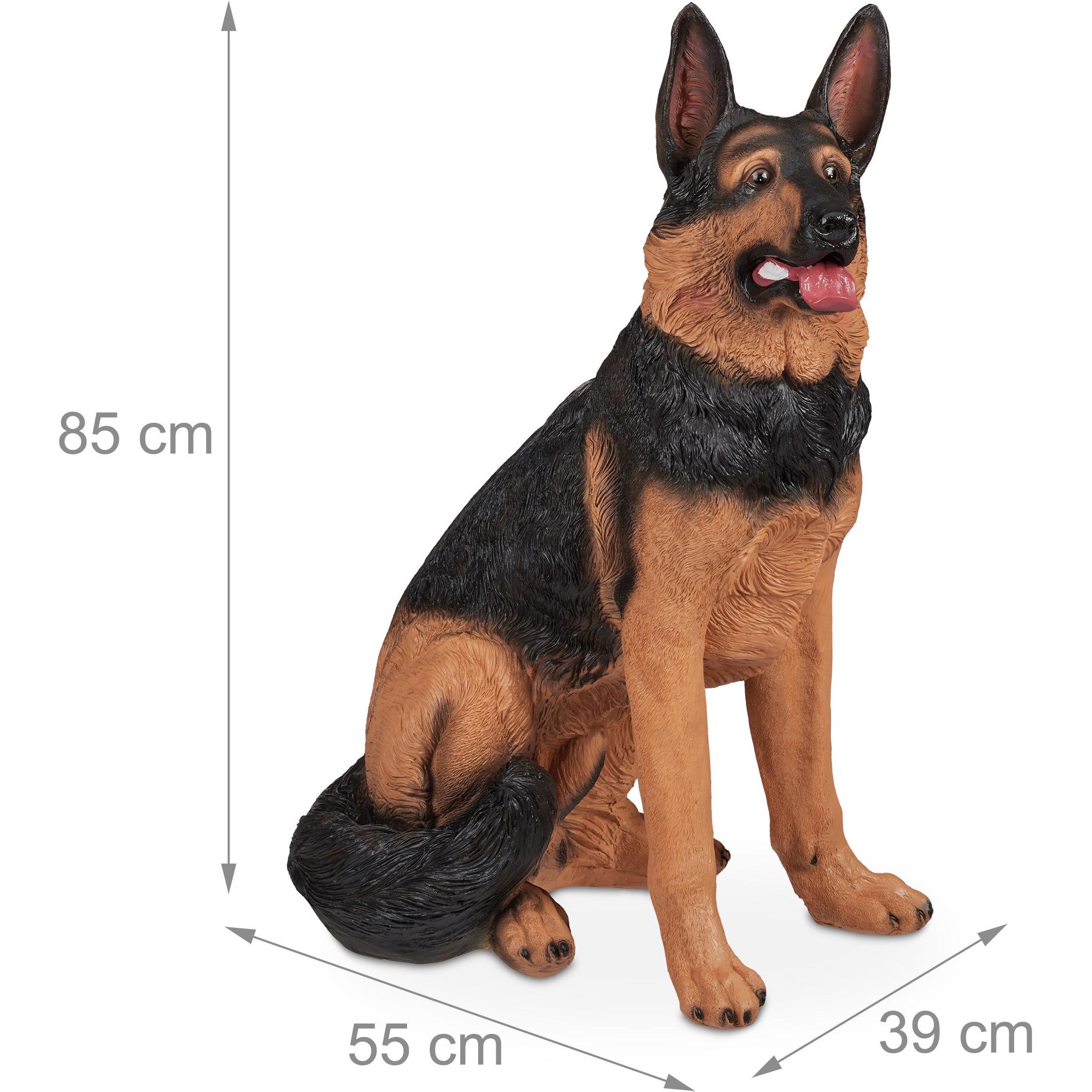Thumbnail - Relaxdays, Aussendekoration, Schäferhund Figur