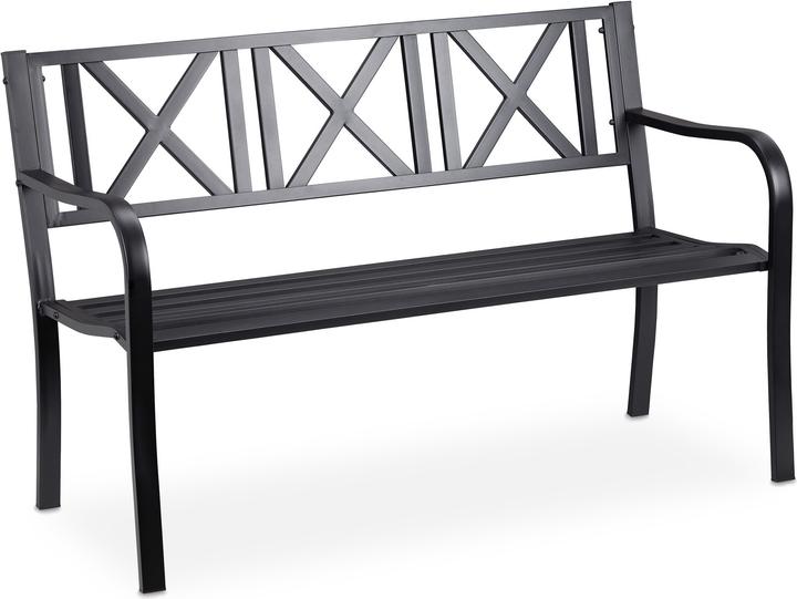 Relaxdays Garden bench, 2 Seater