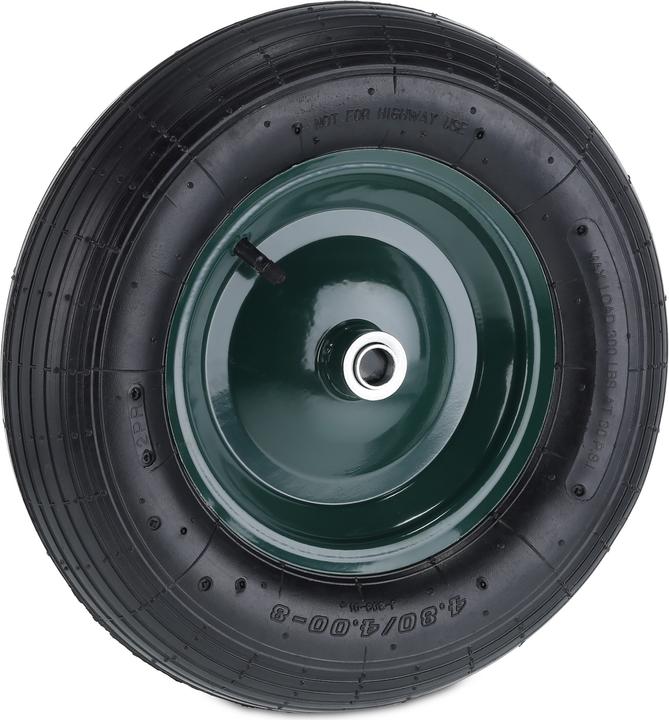 Actual product image Relaxdays Wheelbarrow Wheel 4.80 4., Solid Rubber