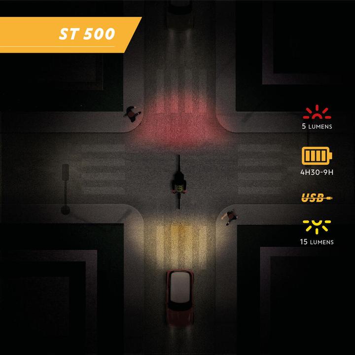 Image du produit Btwin KIT ECLAIRAGE ST 500 (15 lm, 5 lm)