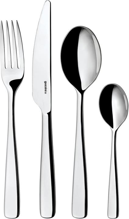 Guzzini 29780063 Set di posate Grace in acciaio inox 24 pezzi (24 pz., Set di posate)