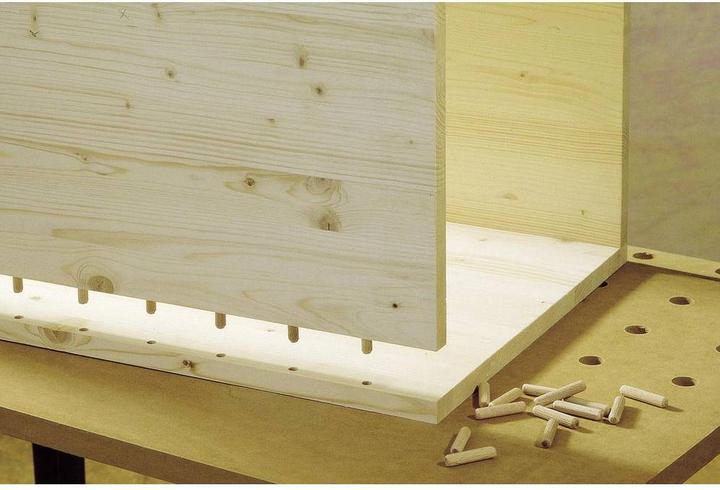 Produktbild wolfcraft Meisterdübler - Dübellehre für Holzverbindungen (1 Stk.)