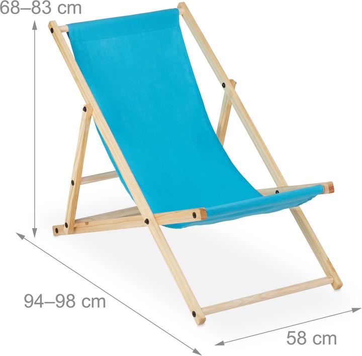 Immagine prodotto Relaxdays Sdraio pieghevole (94 cm)