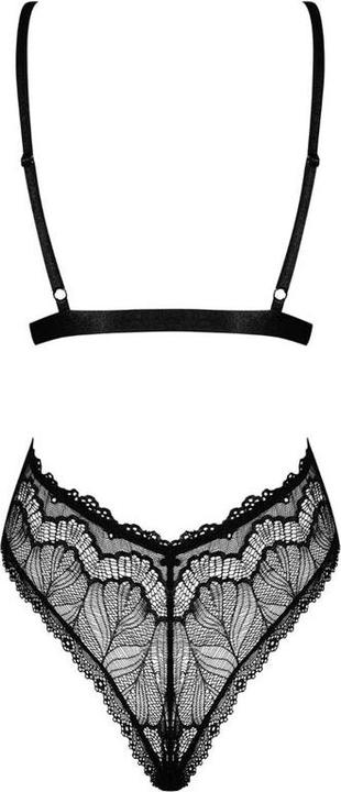 Actual product image Obsessive Isabellia Lace Stringbody - Black (L)