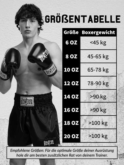 Image du produit Benlee Gants de boxe Rodney Noir (12 OZ, Taille unique)