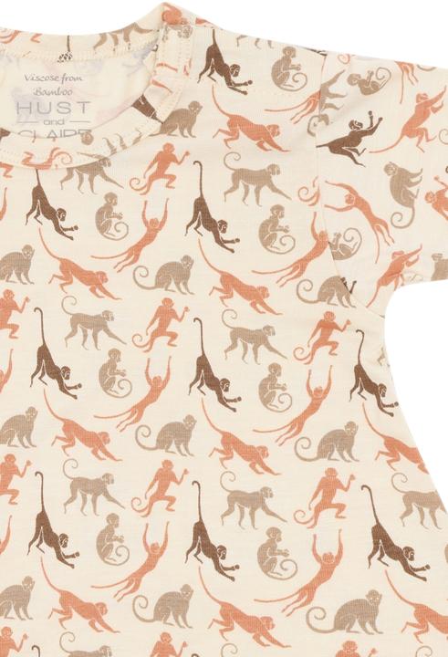 Produktbild Hust and Claire Strampler Bambus HCMilu Monkey Sun (80)