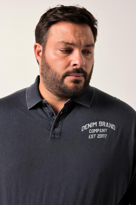 Produktbild Men+ Poloshirt, Halbarm, Brustprint, Vintage Look (5XL)