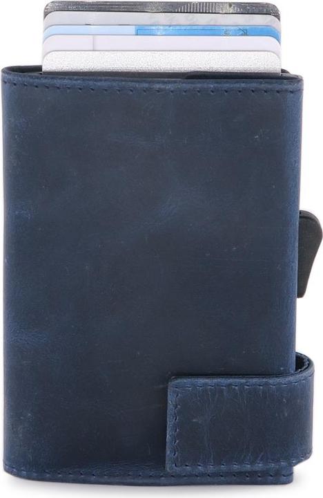 Actual product image SecWal 2 Kartenetui mit Münzfach, blau, 10 Karten, RFID