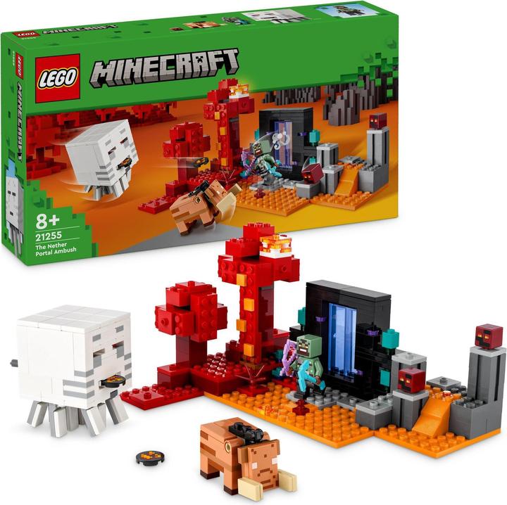 Actual product image LEGO Ambush at the Nether Portal (21255, LEGO Minecraft)
