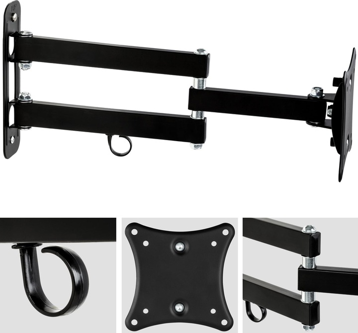Produktbild tectake TV Wandhalterung (Wand, 24", 20 kg)