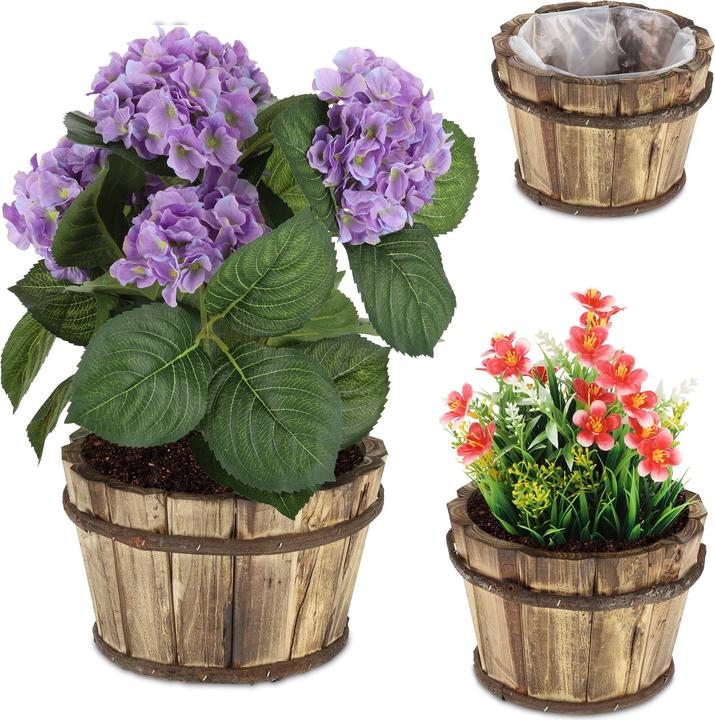 Produktbild Relaxdays Holzkübel (28.50 cm)