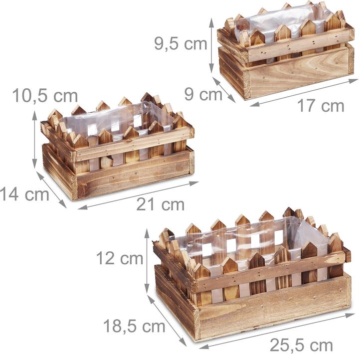 Actual product image Relaxdays Flower box (25.50 cm)