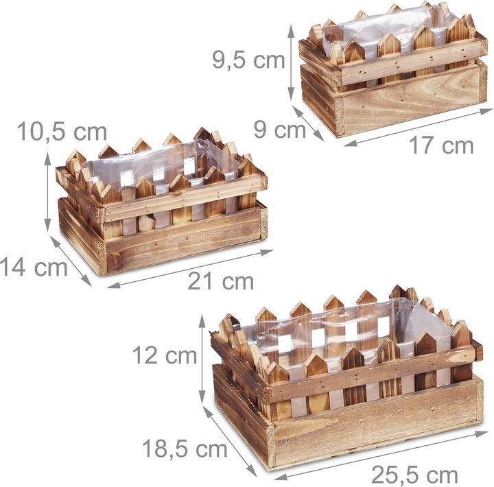 Produktbild Relaxdays Blumenkasten (25.50 cm)