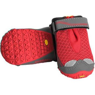 Meilleurs prix pour Chaussures pour chien Ruffwear Grip Trex - Rouge - 64 mm