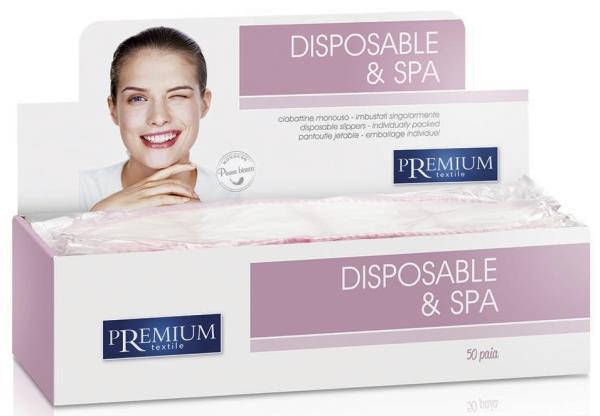 Actual product image Cosmetic Disposable fleece slippers elastic/open (One size)