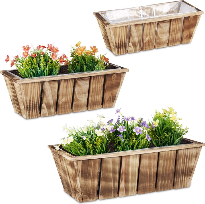 Produktbild Relaxdays Blumenkasten (46 cm)