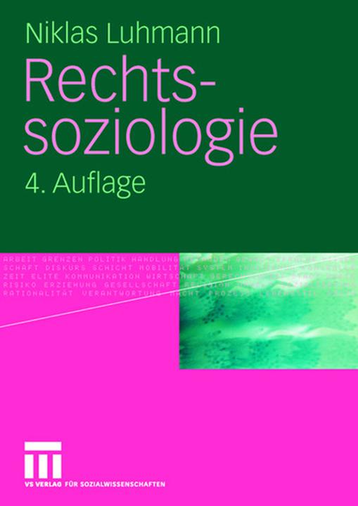 Produktbild Rechtssoziologie (Deutsch, Niklas Luhmann, 2008)
