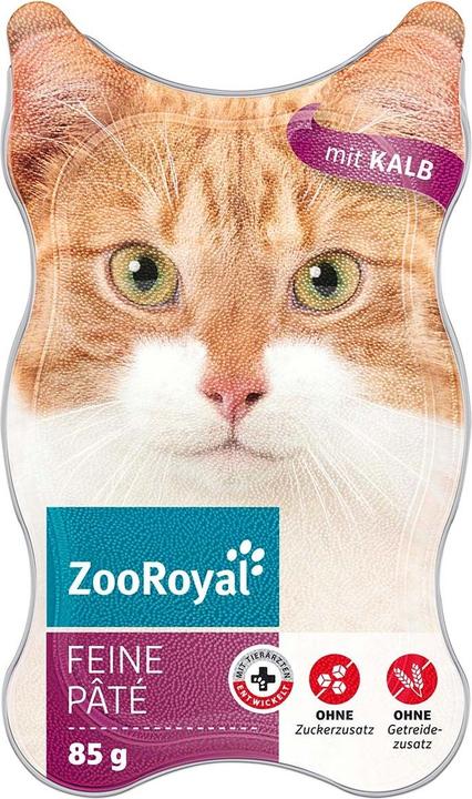 Zooroyal Feine Paté mit Kalb (Adult, 18 Stk., 1530 g)