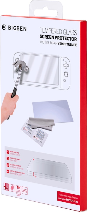 Produktbild Bigben Tempered Glass Screen Protector (Switch Lite)