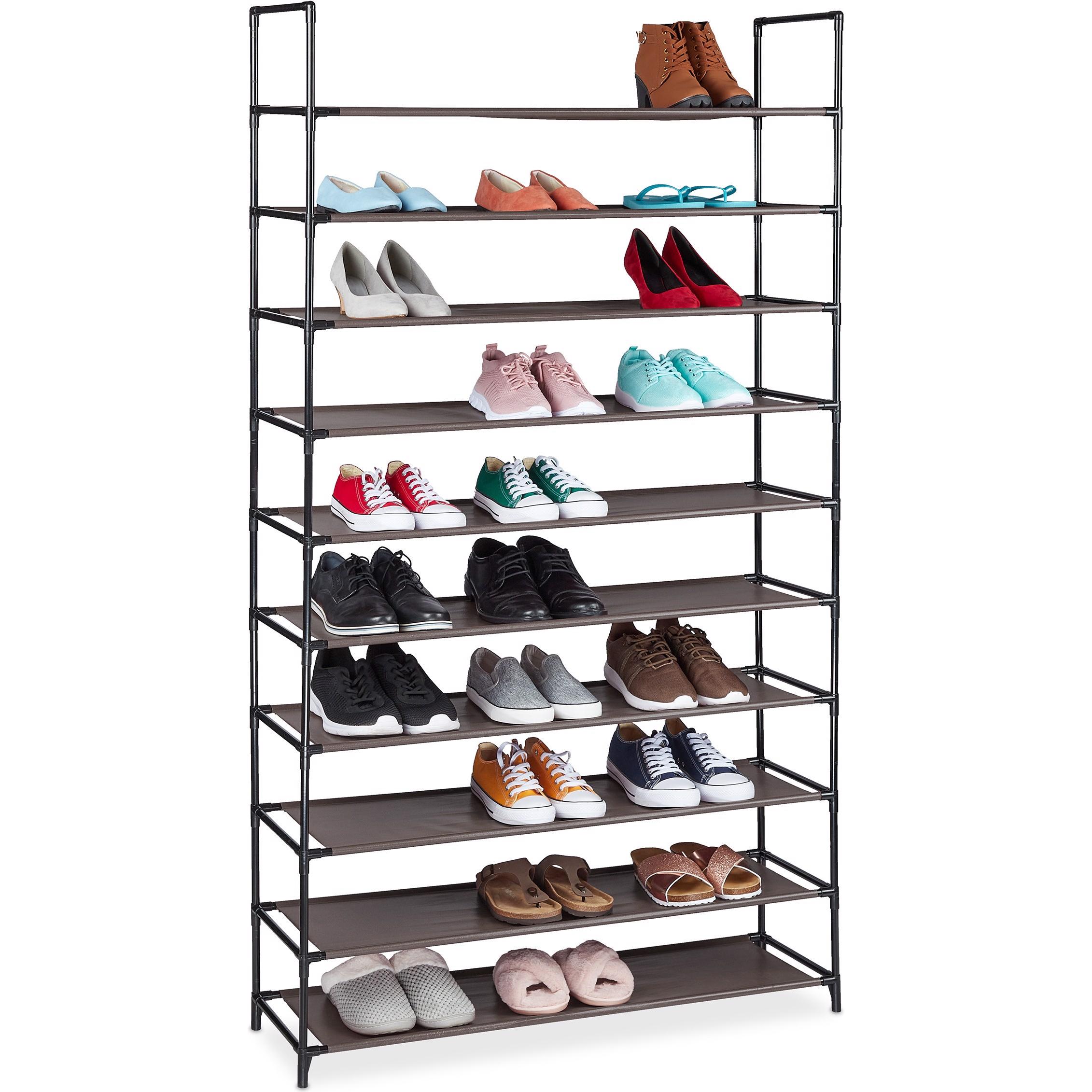 Relaxdays, Schuhschrank, Mila (99 x 29.5 x 176.5 cm)
