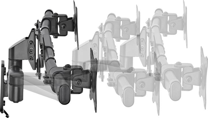 Actual product image SpeaKa Professional Double Monitor Mount 13 to 27 inch (Wall, 27", 10 kg)