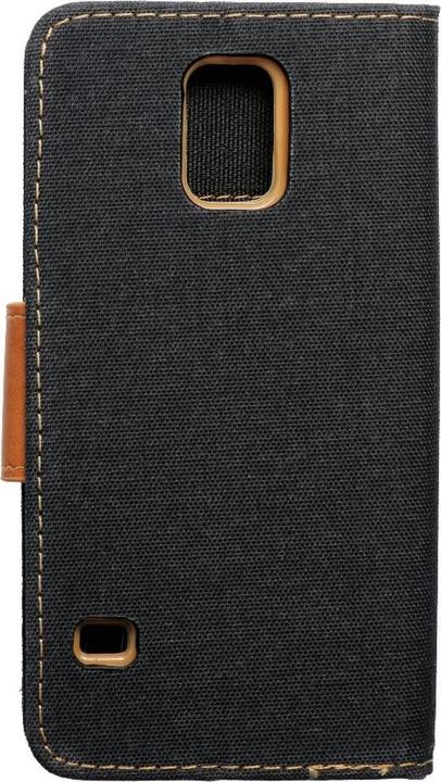 Produktbild König Design Handyhülle für Samsung Galaxy S5 / S5 Neo Schutztasche Wallet Cover Case Schwarz (Samsung Galaxy S5, Samsung Galaxy S5 Neo)