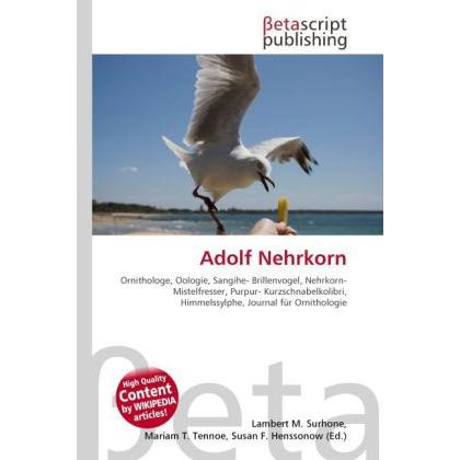 Adolf Nehrkorn, Fachbücher