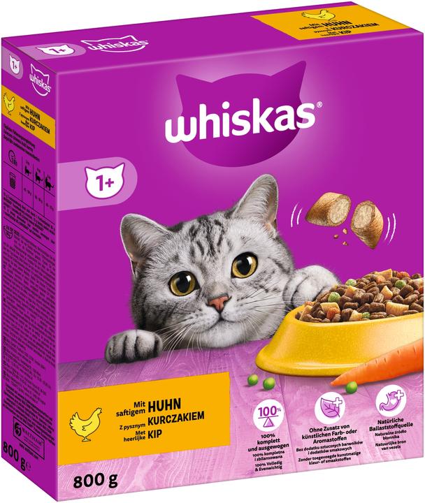 Actual product image Whiskas 1+ With chicken (Adult, 1 pcs., 800 g)