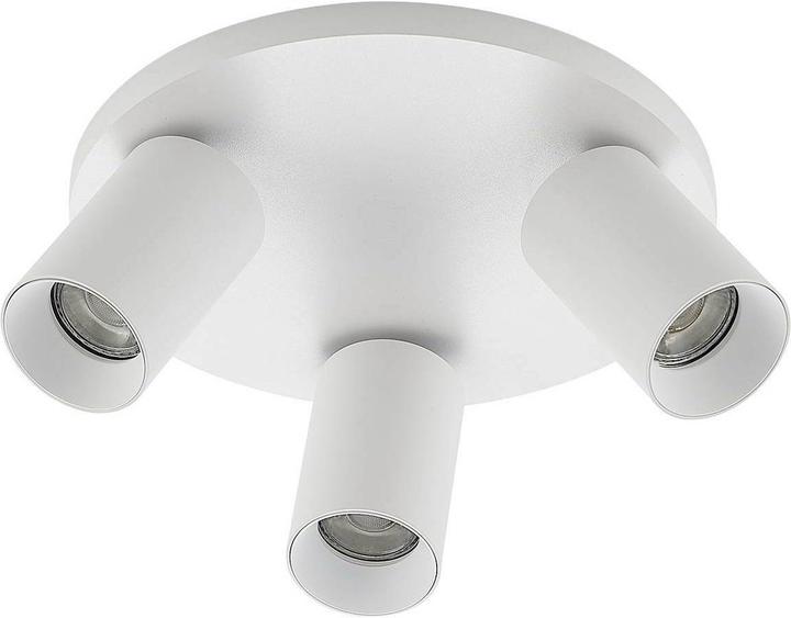 Image du produit Arcchio Brinja spot de plafond, rond, 3-fl., blanc (GU10)