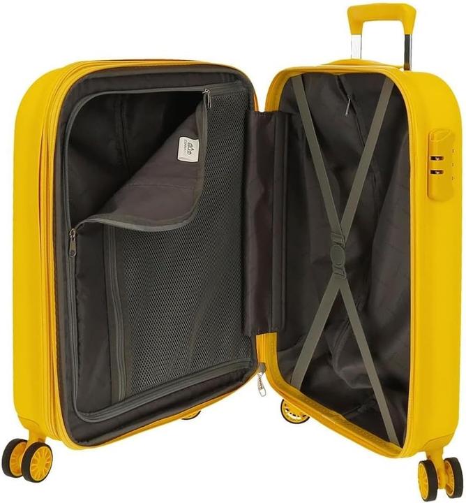 Actual product image Movom Rigid ABS Suitcase Set with Multidirectional Wheels and Combination Lock