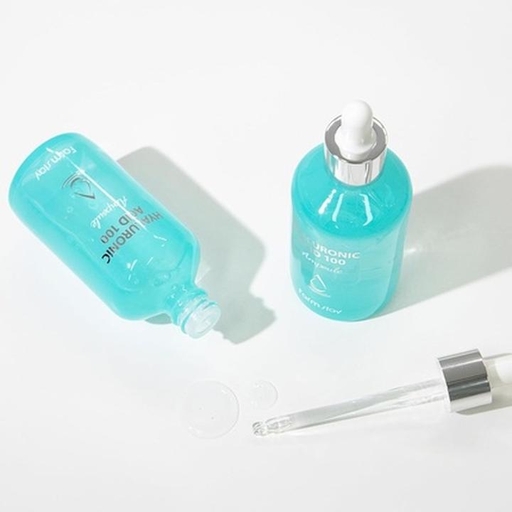 Produktbild Farm Stay New Hyaluronic Acid 100 Ampoule Intense Skin Hydration Korean Skincare (100 ml)