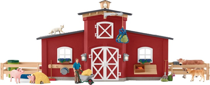 Actual product image Schleich Barn with animals and accessories
