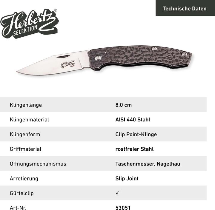 Actual product image Herbertz Selektion Taschenmesser (8 cm)