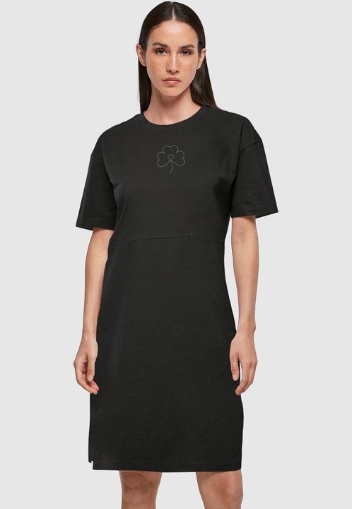 Produktbild Merchcode Ladies Spring - Leaf Clover Flower Oversized Slit Tee Dress - 117811 (L)