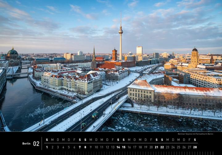 Actual product image Berlin Premium Calendar 2026 (50 x 35 cm)