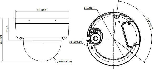 Produktbild Hikvision 2MP TurboHD Dome camera (1920 x 1080 Pixels)