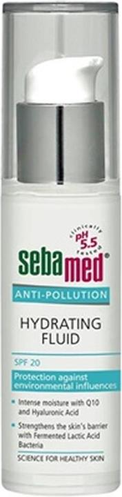 Anti-Pollution Hydrating Fluid Spf20 Hydraterende Gezichtsgel 30Ml (Zonnecrème, SPF 20, 30 ml)