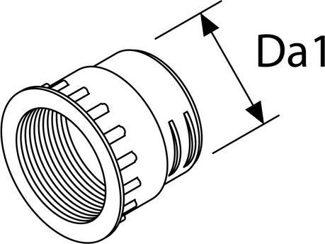 Webasto Ecrou-raccord pour sortie D60