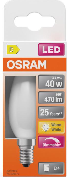 Actual product image Osram LED Superstar Classic (E14, 470 lm, 1x)