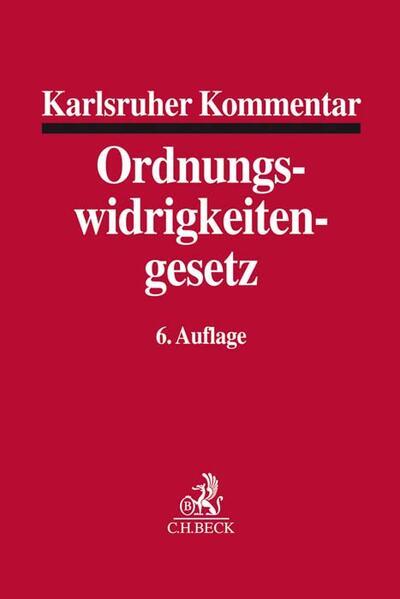 Produktbild Karlsruher Kommentar zum Gesetz über Ordnungswidrigkeiten (Deutsch, Wolfgang Mitsch, 2025)
