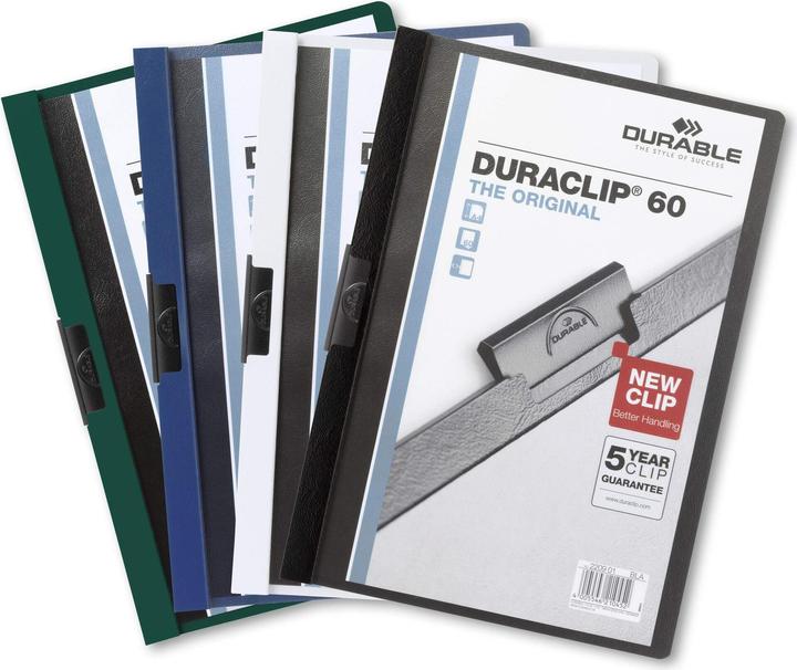 Productafbeelding Durable CLIP-ON MAP DURACLIP WIT (2238-02) (A4, 5x)