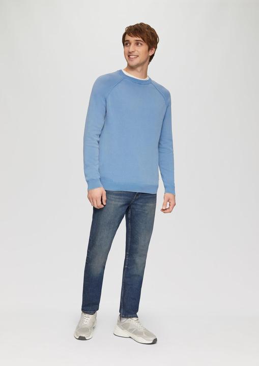 Produktbild s.Oliver Strickpullover Baumwollpullover im Used-Look (S)